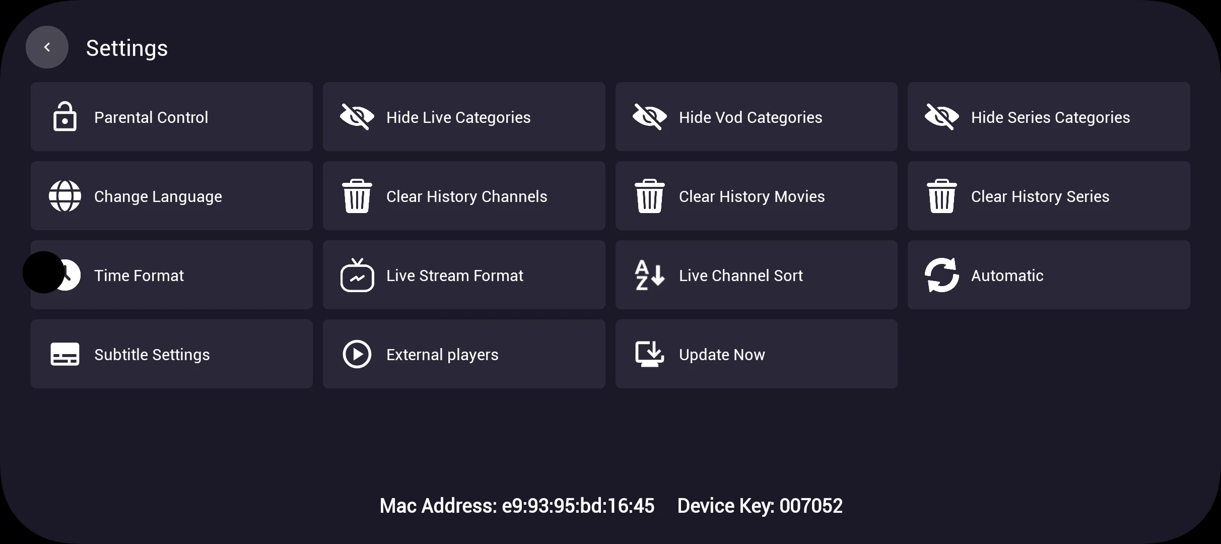 IPTV TvMate Player Pro screenshot