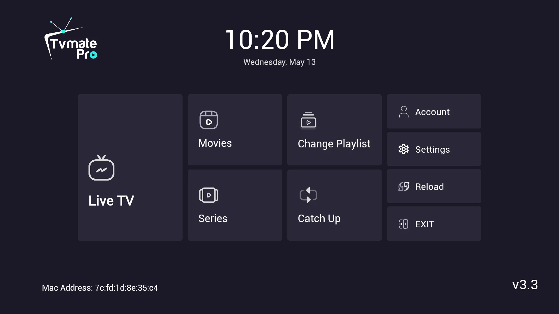 IPTV TvMate Player Pro screenshot